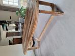 Ovale eettafel / werktafel 2.5, Gebruikt, 200 cm of meer, Rechthoekig, 50 tot 100 cm