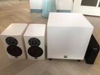 NAD D3020, Dali Mentor Menuet & Sub C8D Hifi Set, Audio, Tv en Foto, Luidsprekers, Zo goed als nieuw, 60 tot 120 watt, Front, Rear of Stereo speakers