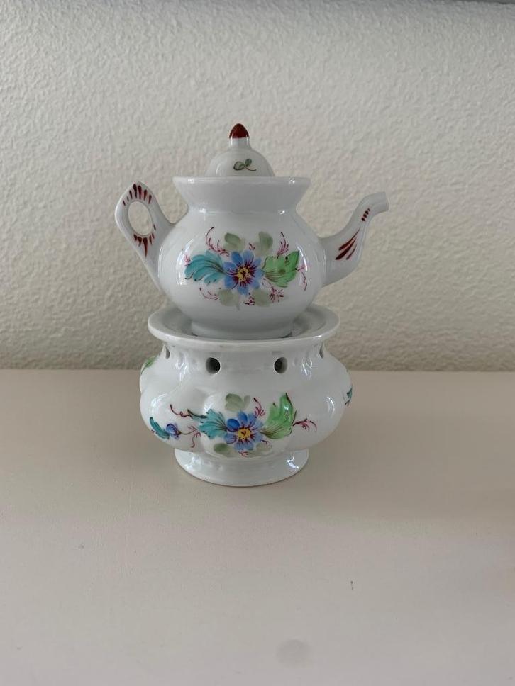 Antiek Limoge theesetje en twee laarsjes, Antiek en Kunst, Curiosa en Brocante, Ophalen of Verzenden