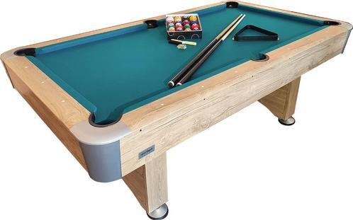 Pooltafel TopTable Timber, met ball-return!, Sport en Fitness, Biljarten en Poolen, Nieuw, Pooltafel, Ophalen of Verzenden