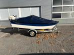 Topcraft 335 boot  met Johnson Buitenboordmotor en trailer, Watersport en Boten, Ophalen, 10 tot 30 pk, Gebruikt, Tot 6 meter