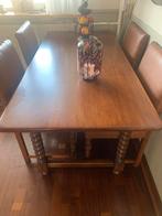 Prachtige slavonisch eiken eethoek, Ophalen of Verzenden, Gebruikt, Klassiek/ bourgondisch, 4 tot 6 stoelen