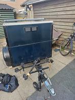 Dichte Aanhangwagen met Dakdragers & Fietsendrager, Auto diversen, Aanhangers en Bagagewagens, Ophalen of Verzenden, Gebruikt