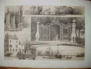 030 / Rozendaal Vreedenhoff/ Oudaen   Litho 1876  vlekjes beschikbaar voor biedingen