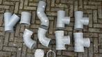 PVC T, Y, Bocht  110mm   lijm en manchet, Doe-het-zelf en Verbouw, Buizen en Afvoer, Ophalen, Pvc, Overige typen, Zo goed als nieuw