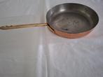 Koekenpan/ Hapjespan koper., Ophalen, Zo goed als nieuw, Rvs, Koekenpan of Braadpan