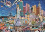 Ravensburger puzzel Fleroux "Cities of the world" Las Vegas, Ophalen, 500 t/m 1500 stukjes, Zo goed als nieuw