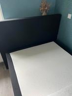 Te koop bed 120 cm breed, Ophalen, Zwart, Zo goed als nieuw, Twijfelaar