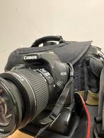 Canon 1000d met lens en camera tas en batterij grip, Ophalen of Verzenden, Zo goed als nieuw, Spiegelreflex, Canon