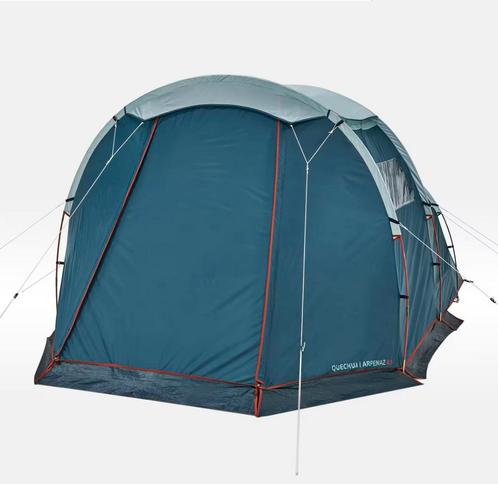 Quechua 4.1 Family Tent – Ruime, stevige tent (4-persoons), Caravans en Kamperen, Tenten, tot en met 4, Zo goed als nieuw, Ophalen