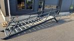 Stalen trap  met bordes hoog 3,0mtr demo, Doe-het-zelf en Verbouw, Ladders en Trappen, Ophalen, Zo goed als nieuw, Trap, 2 tot 4 meter