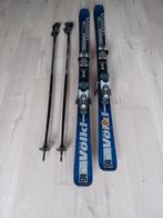 Volkl ski's 156 cm en ski's 163 cm en 1set skistokken 120 cm, Sport en Fitness, Skiën en Langlaufen, Overige merken, 160 tot 180 cm