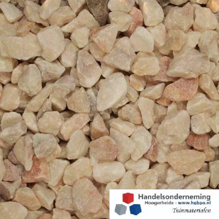 Rosa milano split wit roze siersplit oprit parking looppad, Tuin en Terras, Grind, Keien en Split, Nieuw, Split, Multi, Overige materialen