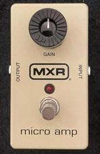 MXR micro amp, Muziek en Instrumenten, Effecten, Ophalen of Verzenden, Zo goed als nieuw, Volume