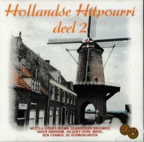 Hollandse Hitpourri Deel .2    2xCD, Cd's en Dvd's, Cd's | Nederlandstalig, Zo goed als nieuw, Pop, Verzenden