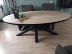 Ovale tafel, Ophalen, 100 tot 150 cm, Eikenhout, Zo goed als nieuw
