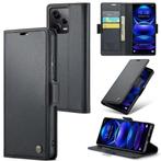 CaseMe Luxe Wallet Case voor Xiaomi Poco X5 Pro _ Zwart, Verzenden, Nieuw, Hoesje of Tasje