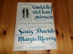 Omdat ik je niet kan missen - davids / morris, Muziek en Instrumenten, Bladmuziek, Zang, Gebruikt, Ophalen of Verzenden, Artiest of Componist