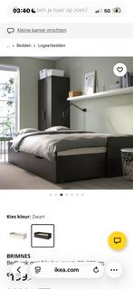 brimnes bedbank uitschuifbaar, Ophalen of Verzenden, Zo goed als nieuw, Tweepersoons