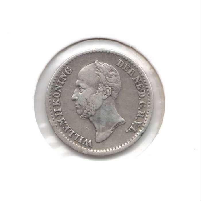 Nederland 10 Cent 1849 Willem 2, Zilver, Ophalen of Verzenden, 10 cent, Losse munt