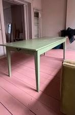 Lange houten tafel, Ophalen, Gebruikt, 50 tot 100 cm, Vijf personen of meer