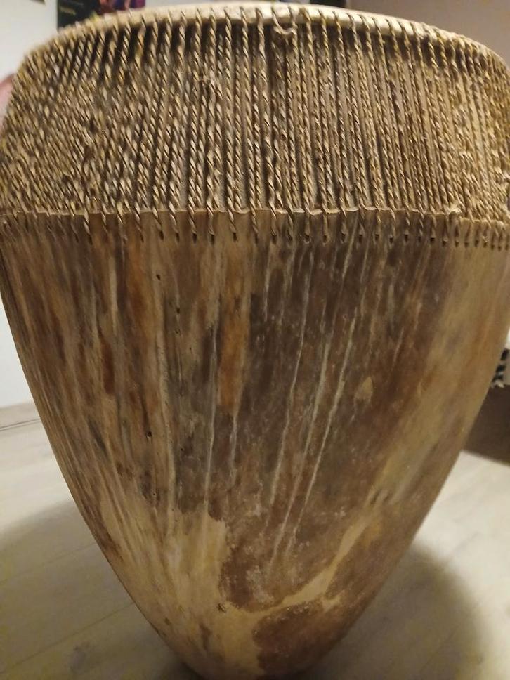Grote Afrikaanse Trommel, Muziek en Instrumenten, Percussie, Gebruikt, Trommel, Ophalen