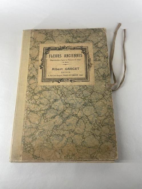 Fleurs anciennes, Garcet, 1930? Bloemen prenten, Antiek en Kunst, Antiek | Boeken en Bijbels, Ophalen of Verzenden