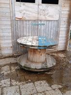 Kabelhaspel hout, Tuin en Terras, Tuintafels, Ophalen, Gebruikt, Rond, Hout