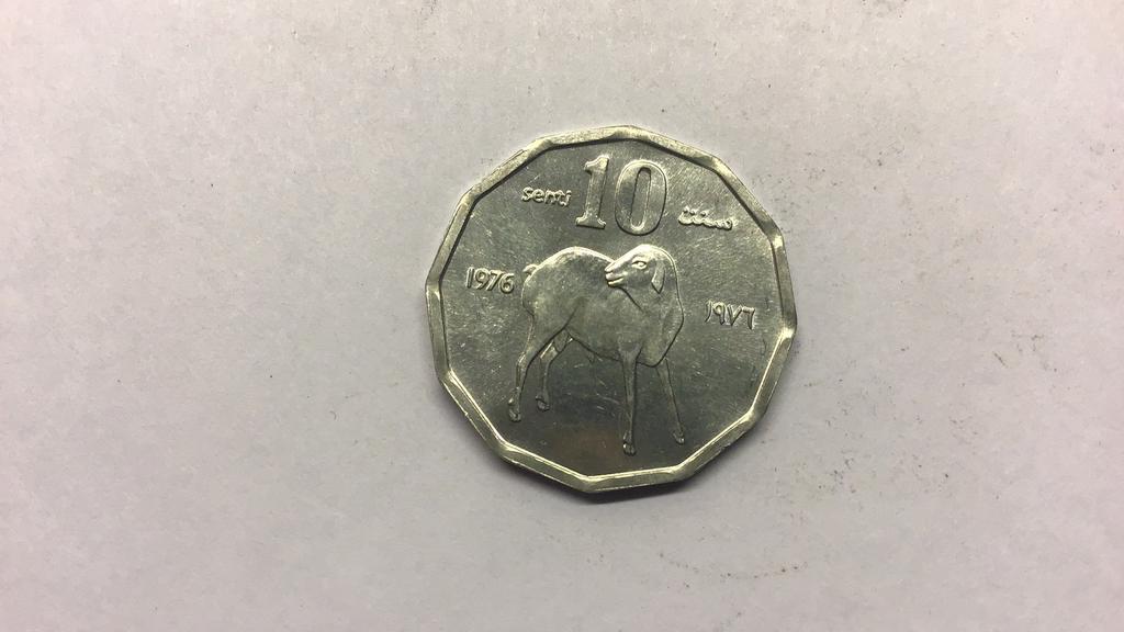 Somalie 10 senti 1976., Ophalen of Verzenden