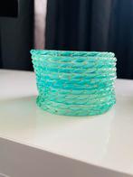 Indiase glazen armbanden set van 12, Overige materialen, Overige kleuren, Verzenden, Nieuw