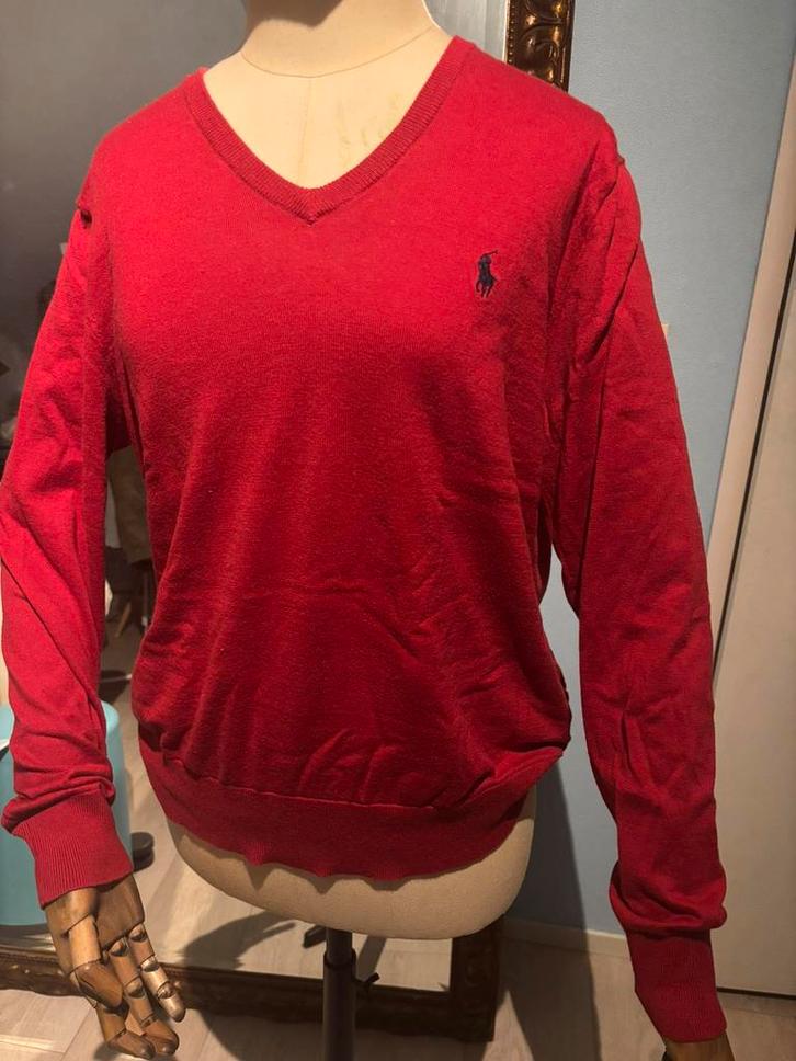 Ralph Lauren Trui Rood S GEDRAGEN, Kleding | Dames, Truien en Vesten, Gedragen, Maat 36 (S), Rood, Ophalen of Verzenden
