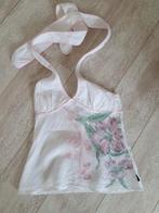 Witte halter top van Dept. Met een vervaagde bloemprint. De, Kleding | Dames, Tops, Maat 38/40 (M), Wit, Ophalen of Verzenden