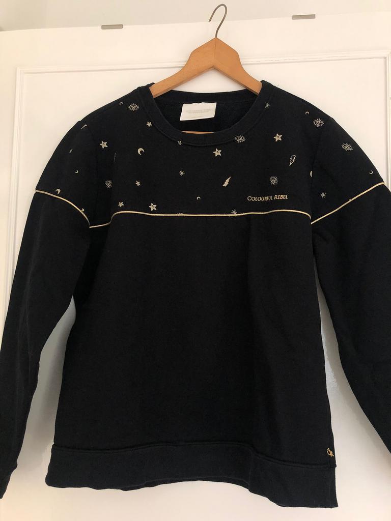 Trui, colourful rebel, maat xl kids, Ophalen, Zo goed als nieuw, Overige maten, Zwart