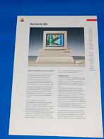 9x Apple Macintosh product informatie bladen, Computers en Software, Vintage Computers, Ophalen of Verzenden, Apple