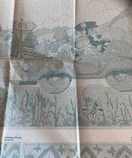 BORDUURPATROON POEZENFAMILIE OP REIS, Verzenden, Zo goed als nieuw, Handborduren, Patroon