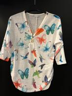 Shirt met vlinders, Kleding | Dames, T-shirts, Nieuw, Ophalen of Verzenden, Wit, Maat 36 (S)