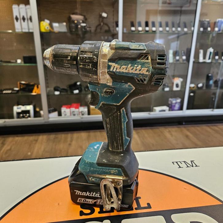 Makita DDF484 + 18v 6.0 Accu, Doe-het-zelf en Verbouw, Gereedschap | Boormachines, Zo goed als nieuw
