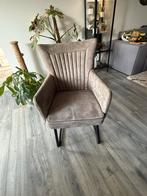 Boomstam Eettafel met 4 Stoelen, Huis en Inrichting, Stoelen, Ophalen, Gebruikt, Vier, Industrieel