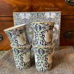 Engelse beker set William Morris  Pimpernel 4 stuks, Info@geharo.nl, Nieuw, Ophalen of Verzenden, Geharo