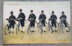 WO1 België  - Ansichtkaart Ordonnance Wielrijders, Ophalen of Verzenden, Landmacht, Overige gebieden, Foto of Poster