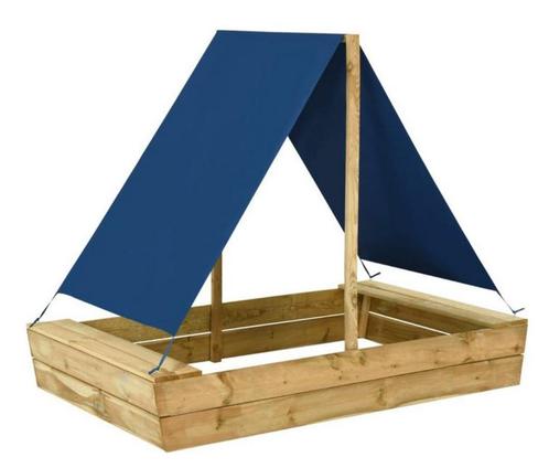Zandbak zandbakken met afdak 160x100 cm GRATIS BEZORGD!, Kinderen en Baby's, Speelgoed | Buiten | Zandbakken, Nieuw, Verzenden