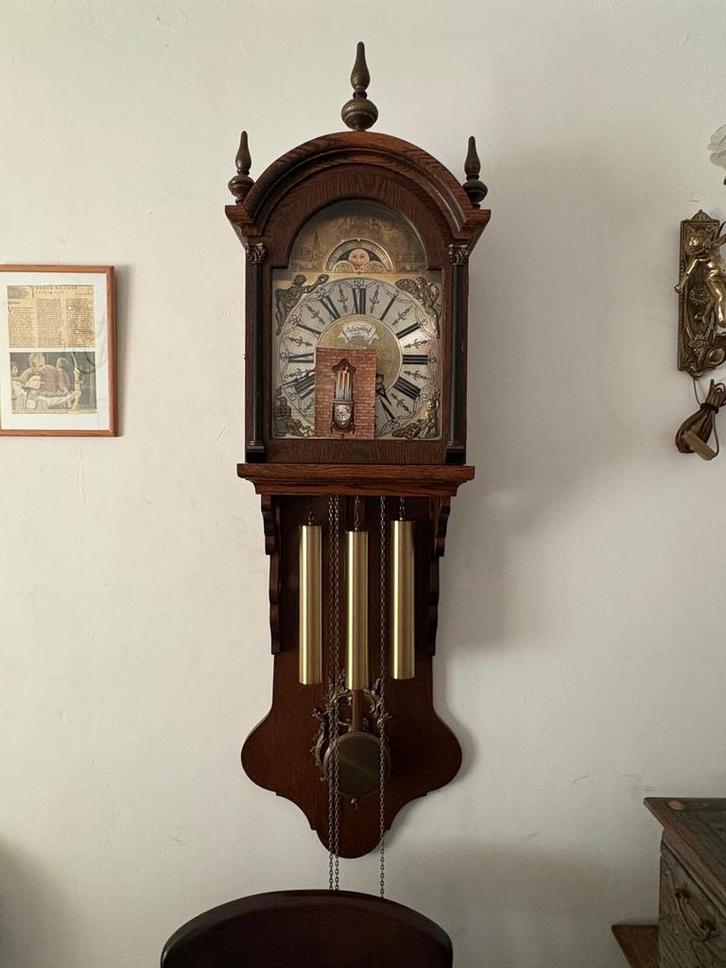 Warmink Staartklok - Prachtige Klassieker, Antiek en Kunst, Antiek | Klokken, Ophalen of Verzenden