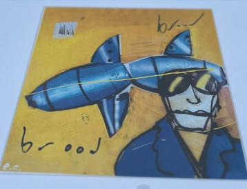 Herman Brood hand gesigneerd en professioneel ingelijst. beschikbaar voor biedingen