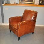 Denver, een schapenleren fauteuil, Gebruikt, Ophalen of Verzenden, 50 tot 75 cm, Leer