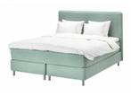 Hoezen Dunvik bed 180 x 200 Ikea mintgroen ., Ophalen of Verzenden, Zo goed als nieuw, Tweepersoons, 180 cm