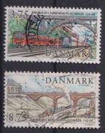 Denemarken 1997; 150 jaar Spoorwegen, Mi 1155-1156, gebruikt, Postzegels en Munten, Postzegels | Europa | Scandinavië, Denemarken