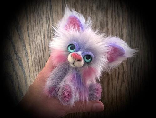 Teddybeer teddy beer Monsterhandgemaakt beweegbaar pop doll, Verzamelen, Beren en Cherished Teddies, Nieuw, Stoffen beer, Overige merken