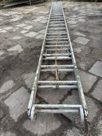 Trekladder 24sports 44sports, Doe-het-zelf en Verbouw, Ladders en Trappen, Ophalen, Gebruikt, Ladder, Opvouwbaar of Inschuifbaar