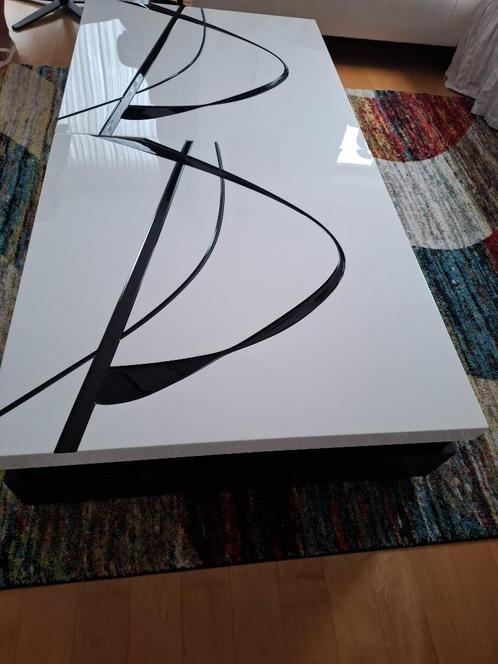 salontafel, Huis en Inrichting, Tafels | Salontafels, Gebruikt, Minder dan 50 cm, 50 tot 100 cm, 50 tot 100 cm, Rechthoekig, Overige houtsoorten