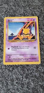 Abra Pokémon kaart - Base Set 43/102 Wotc 1999, Ophalen of Verzenden, Gebruikt, Losse kaart